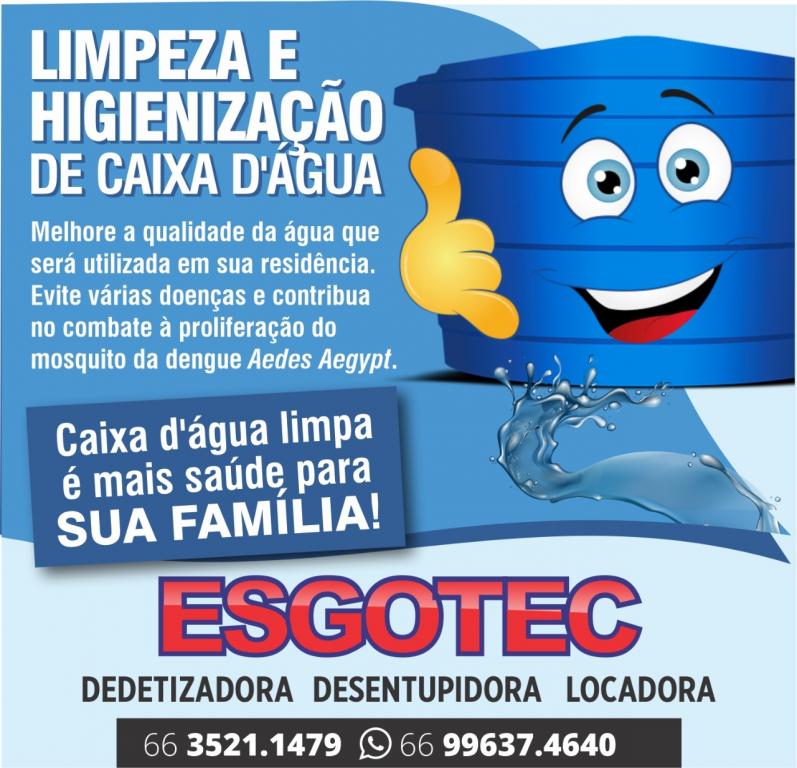 Limpeza de Reservatórios